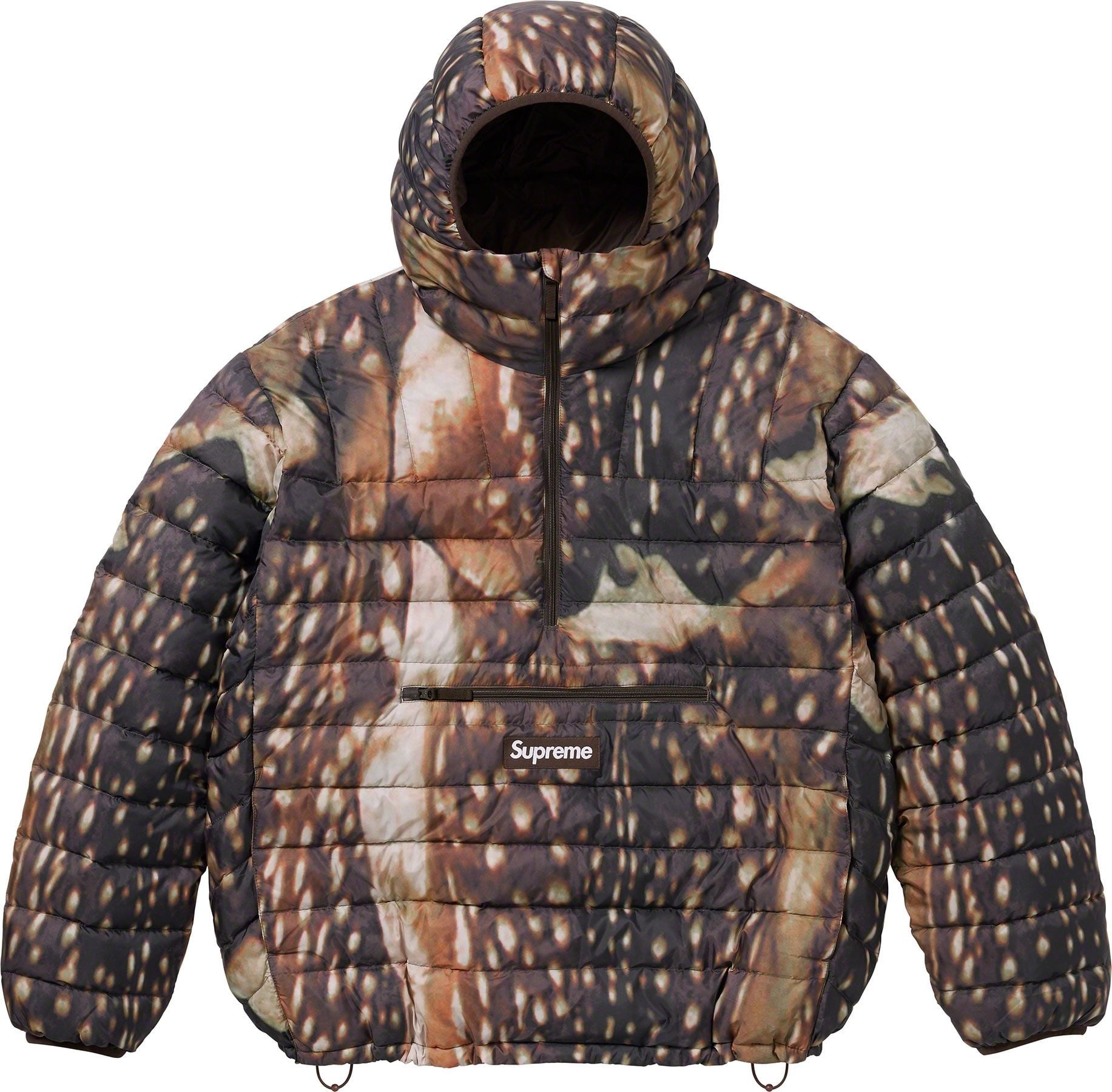 Micro Down Half Zip Hooded Pullover view 12
